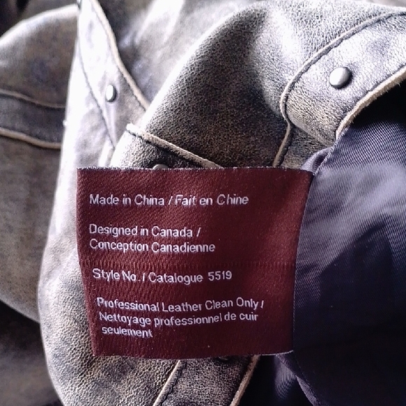 Danier Studded Leather Jacket - Picture 9 of 10